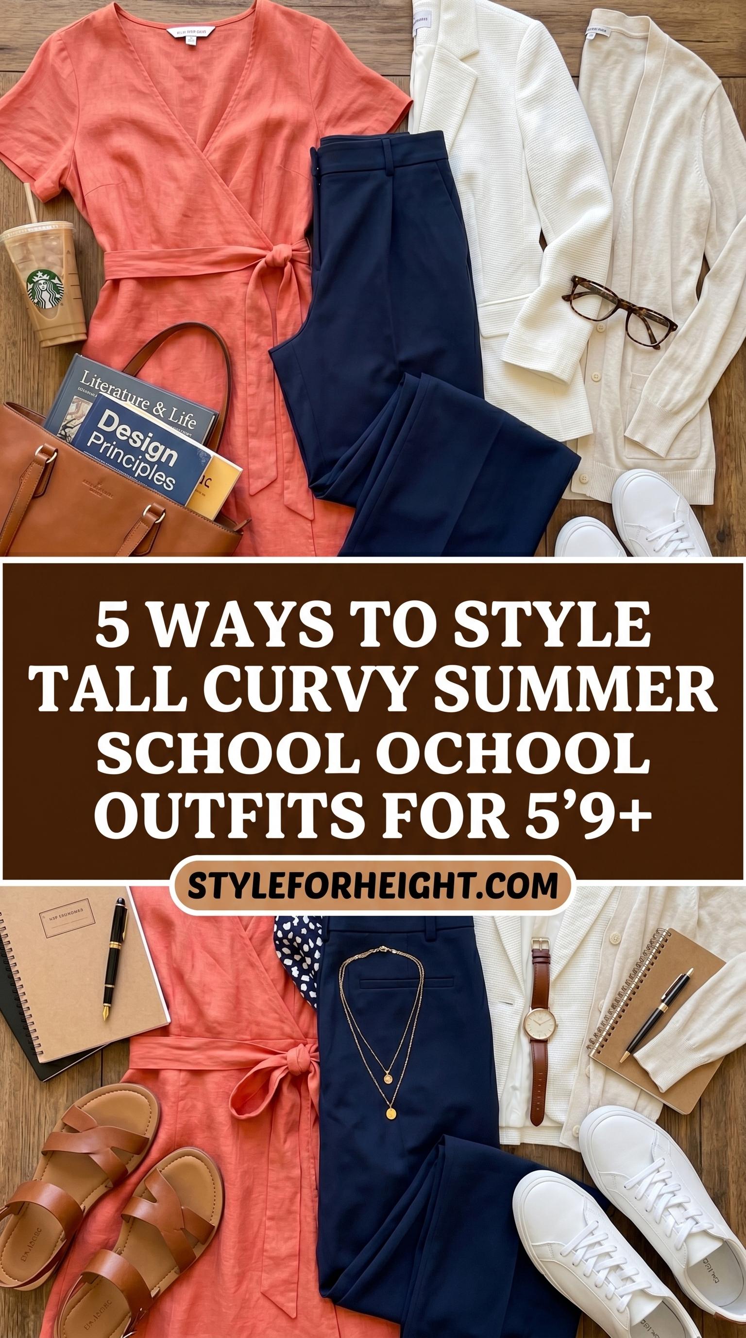 Tall & Curvy Summer School Style: Outfits That Fit Right