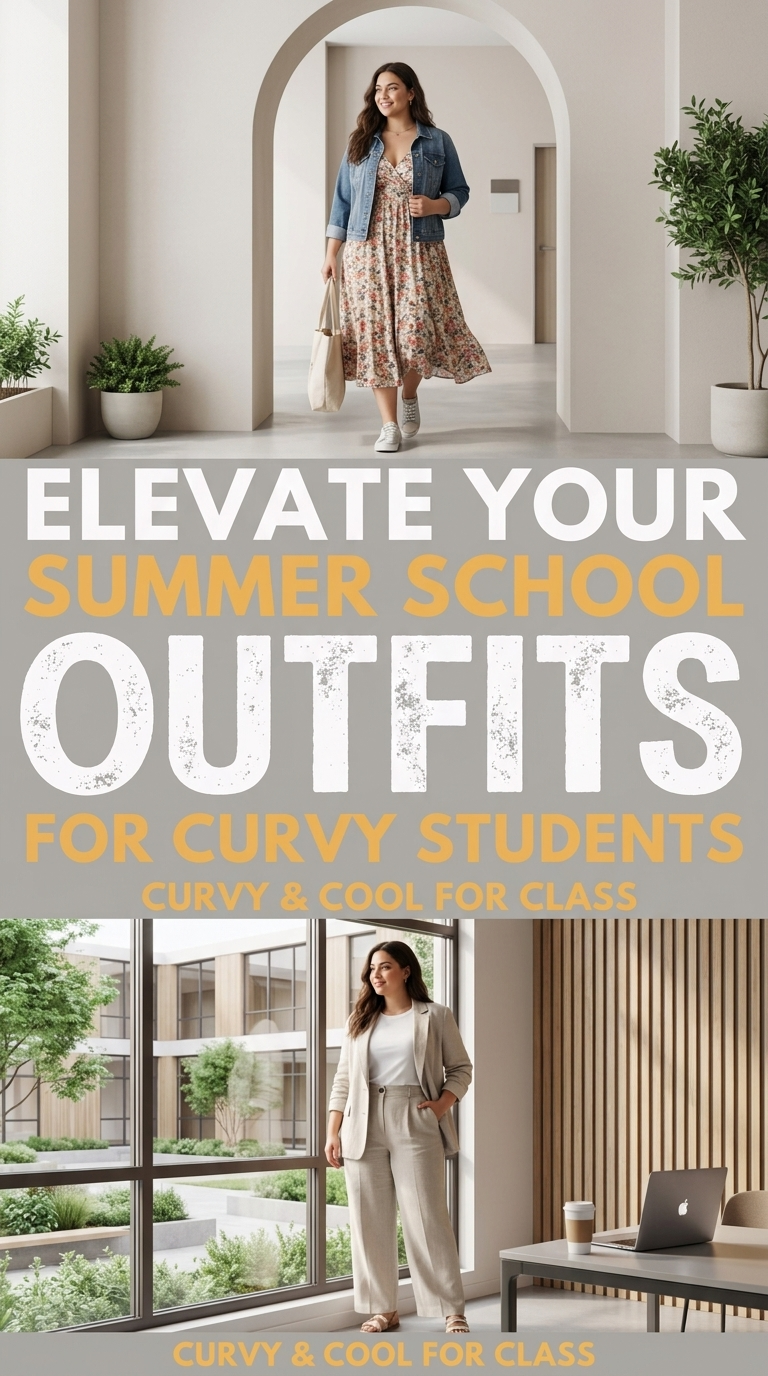 Stay Cool & Confident: Curvy Summer School Outfits for Active Days